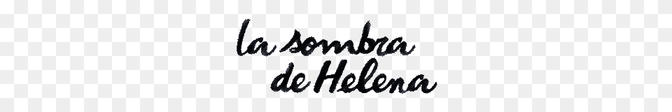 La Sombra De Helena Logo, Handwriting, Text Png Image