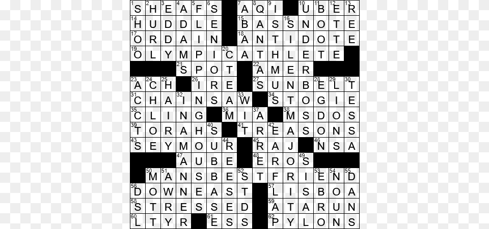 La Times Crossword Answers Saturday February 3rd Crossword Puzzle For Housekeeping, Game, Crossword Puzzle, Qr Code Free Transparent Png