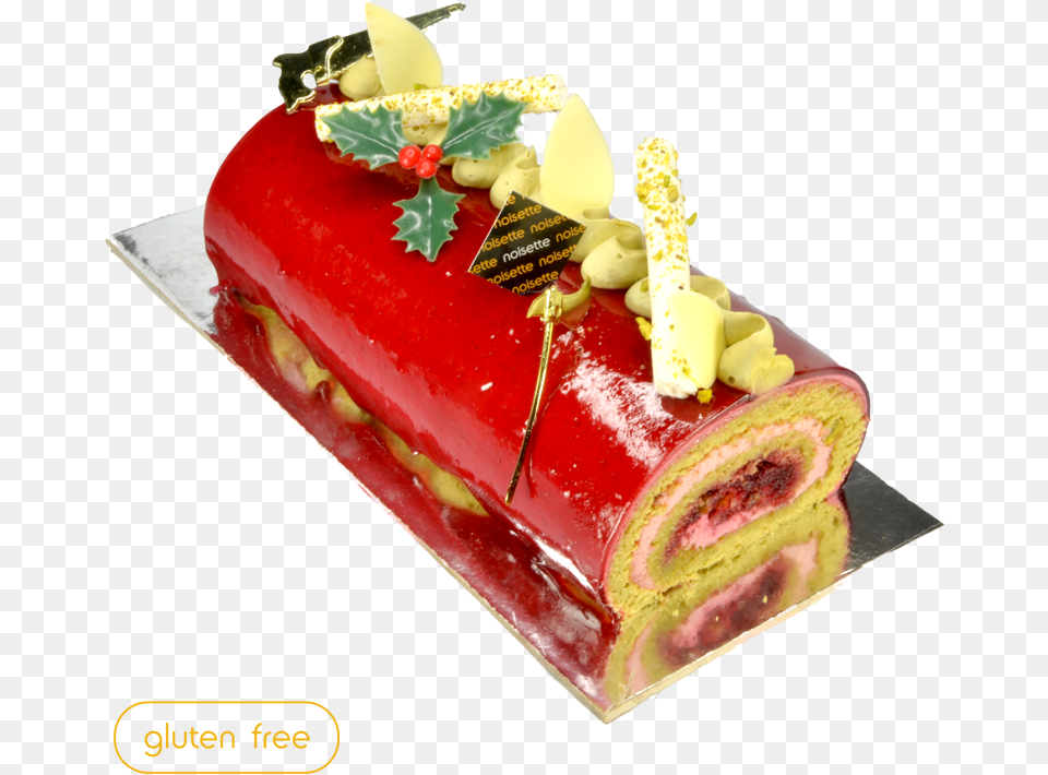 La Toscana Christmas Log Cake Christmas Day, Birthday Cake, Cream, Dessert, Food Free Png