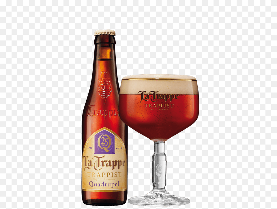 La Trappe Trappist Quadrupel, Alcohol, Beer, Lager, Beverage Png