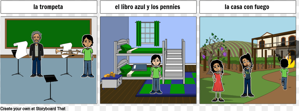 La Trompeta El Libro Azul Y Los Pennies Casa C Sharing, Book, Comics, Publication, Person Free Png Download