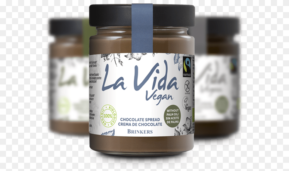 La Vida Vegan Chocolate Spread, Food, Peanut Butter, Jar, Can Png