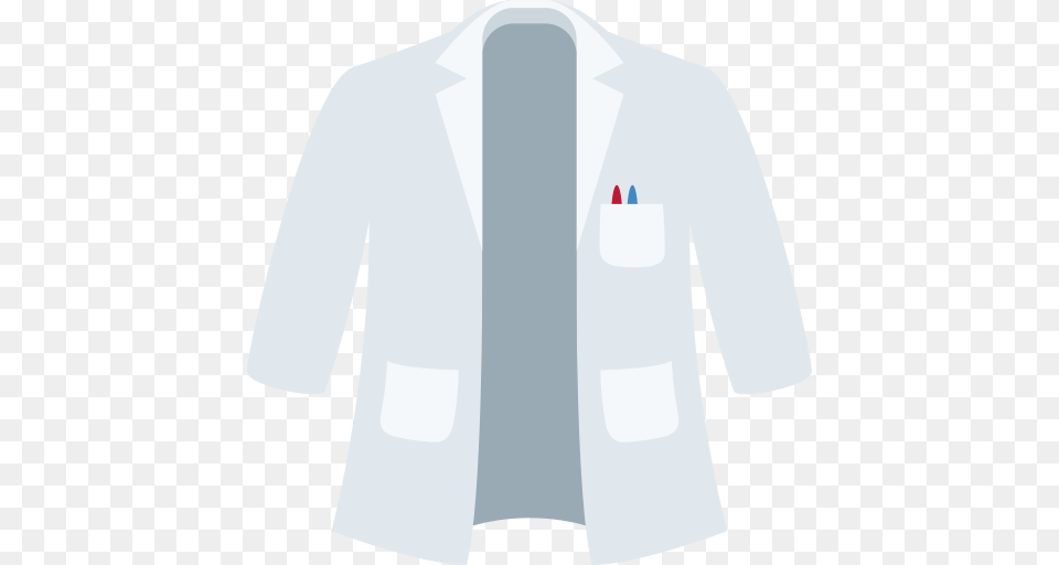 Lab Coat Emoji, Clothing, Lab Coat, Long Sleeve, Shirt Free Transparent Png