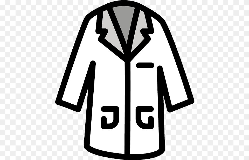 Lab Coat Emoji Clipart For Men, Clothing, Fashion Png