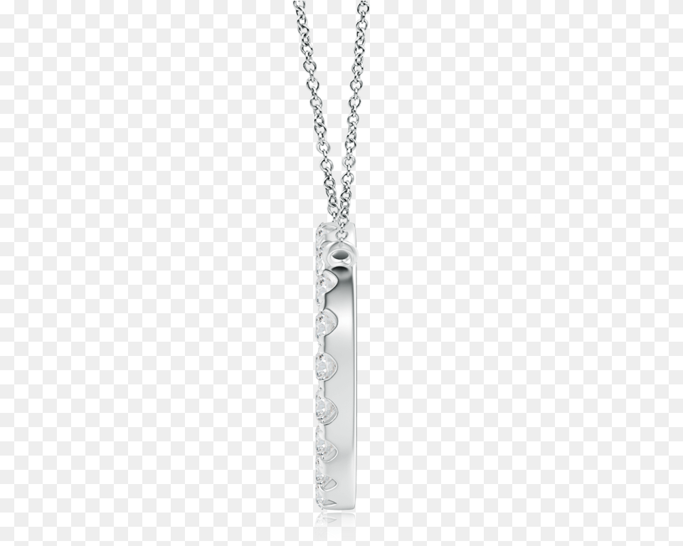 Lab Grown Diamond Open Circle Necklace Pendant, Accessories, Jewelry, Gemstone Png