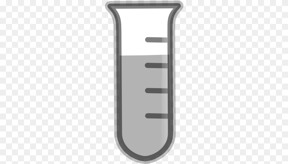 Lab Icon Test Tube 2 Black White Line Art Coloring Furniture, Cup, Jar, Mailbox Png Image