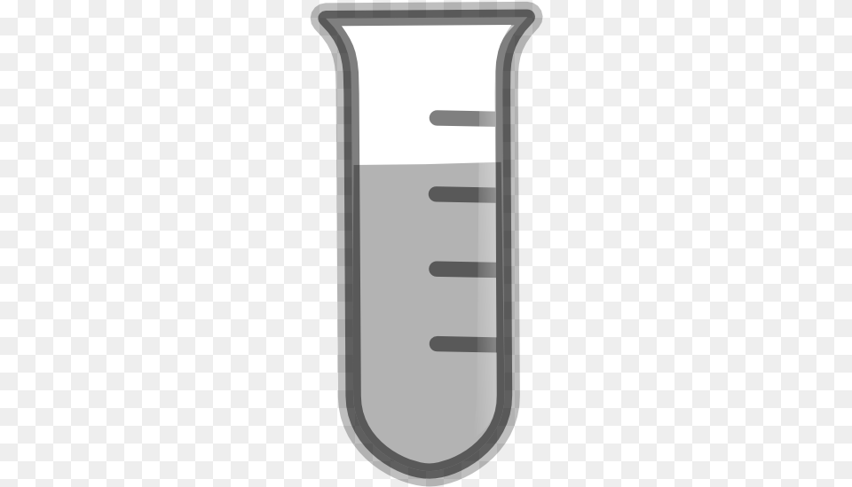 Lab Icon Test Tube 2 Black White Line Art Coloring Tube Black And White, Cup, Jar, Mailbox Free Transparent Png