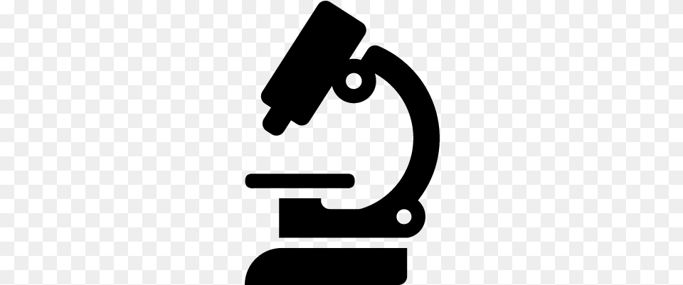 Lab Microscope Vector Icon Lab, Gray Free Transparent Png