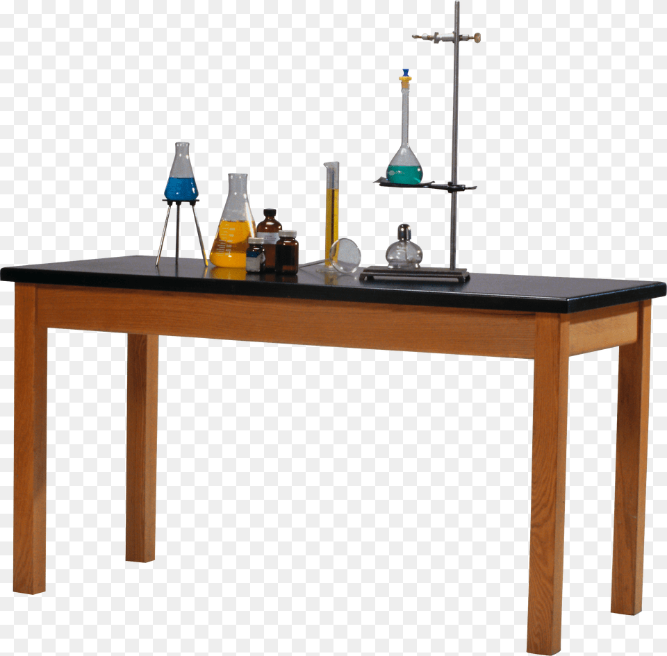 Lab Table Transparent Background, Desk, Furniture, Dining Table, Lamp Png
