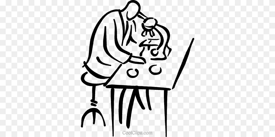 Lab Technician Doing Research Royalty Vector Clip Art, People, Person, Cleaning Free Transparent Png
