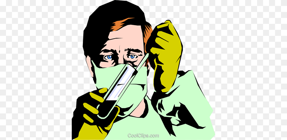 Lab Technician Royalty Vector Clip Art Illustration, Adult, Male, Man, Person Png Image