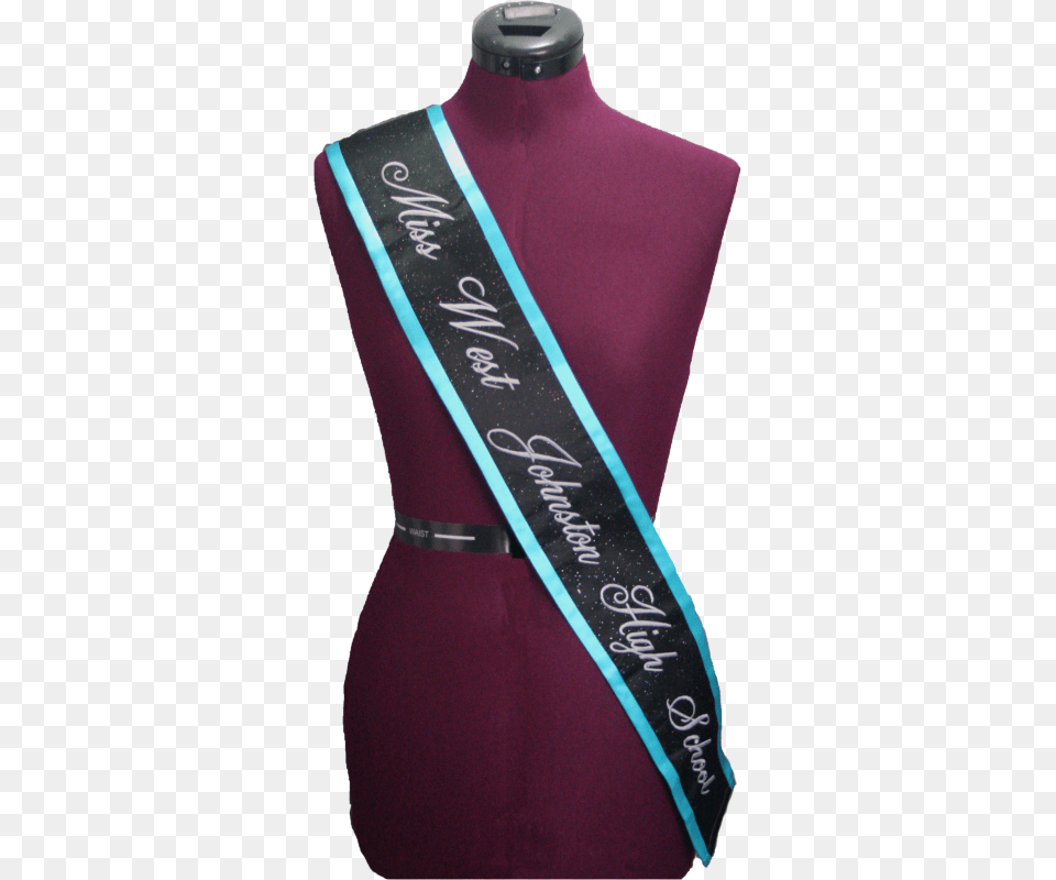 Label, Sash, Adult, Female, Person Png Image