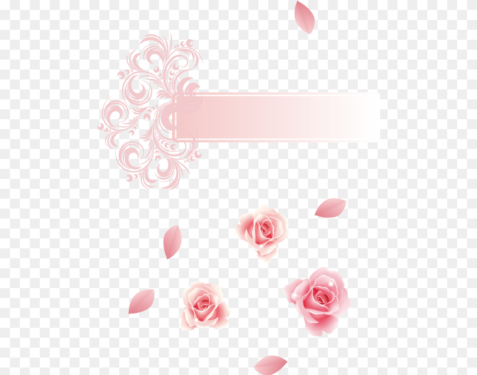 Label Decoration Pink Pedals, Flower, Petal, Plant, Rose Free Transparent Png