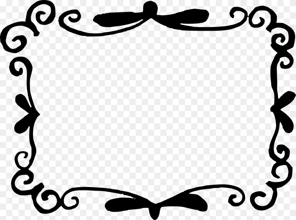 Label Frame, Gray Png Image