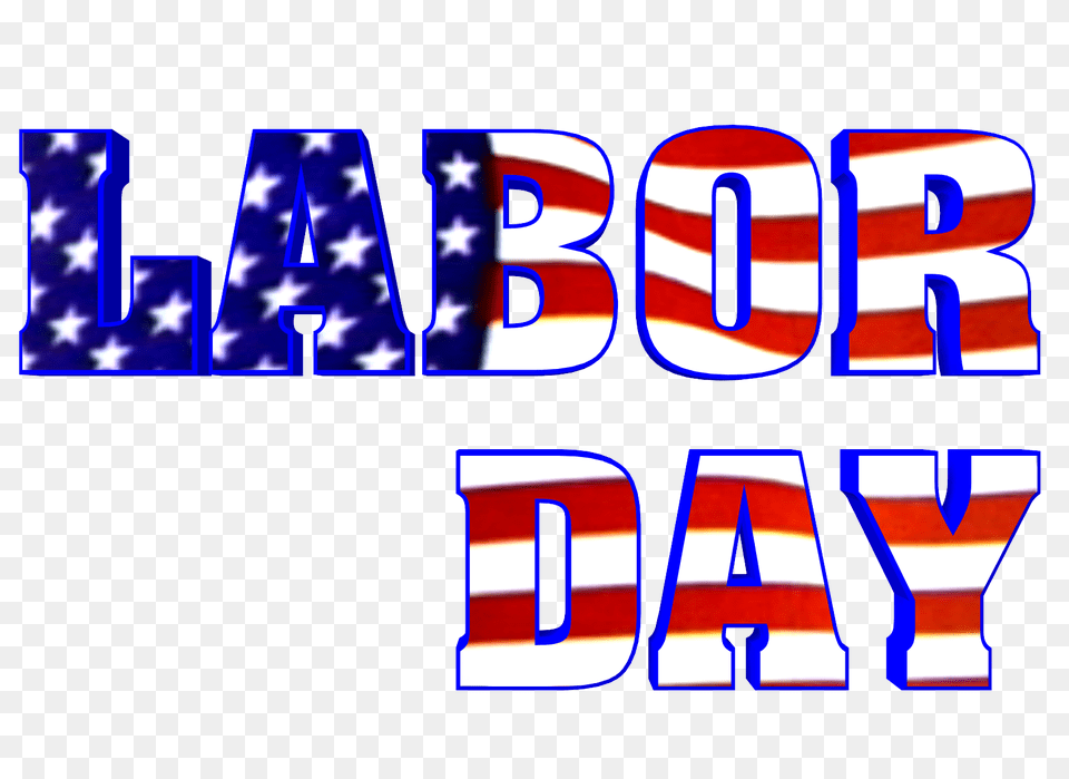 Labor Day Clipart, American Flag, Flag, Text, Person Free Png Download
