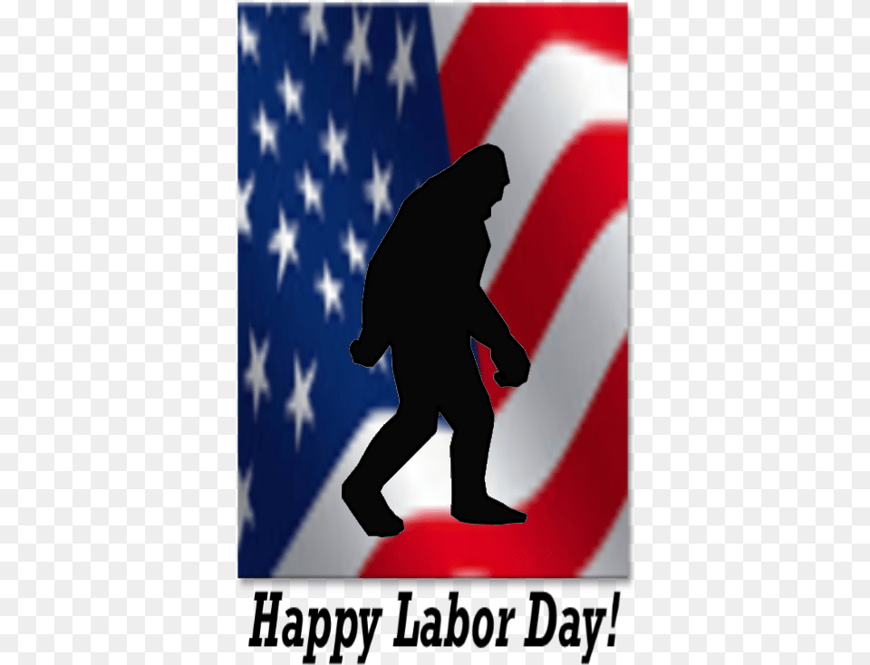 Labor Day Flag Sasquatch Flag Of The United States, American Flag, Adult, Male, Man Png