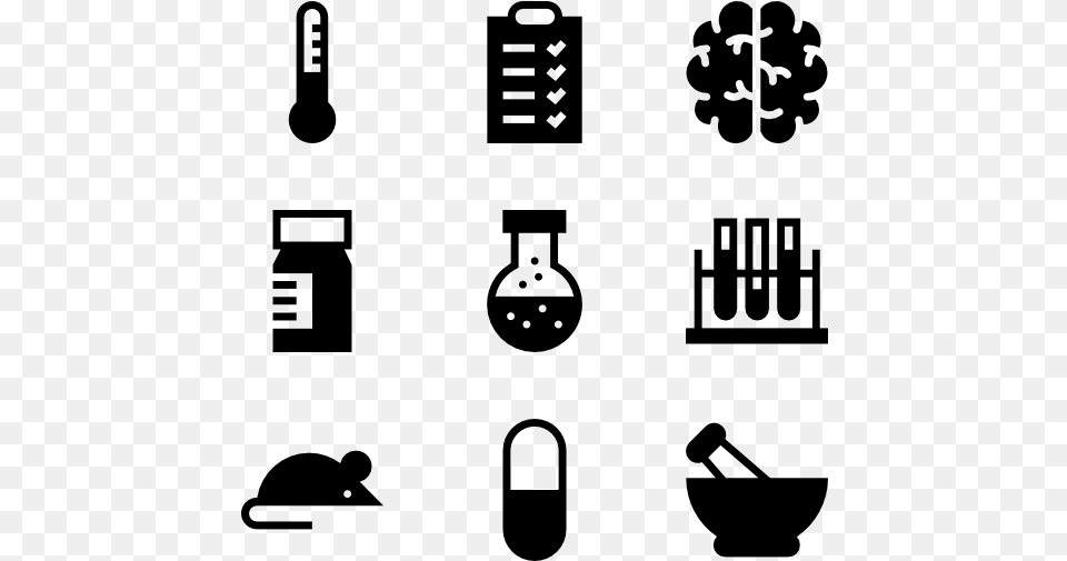 Laboratory Equipment Laboratory Equipment Icon, Gray Free Png Download