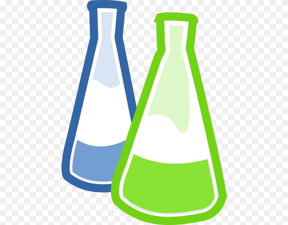 Laboratory Flasks Chemistry Erlenmeyer Flask Chemical Substance, Cone, Jar, Smoke Pipe Free Png