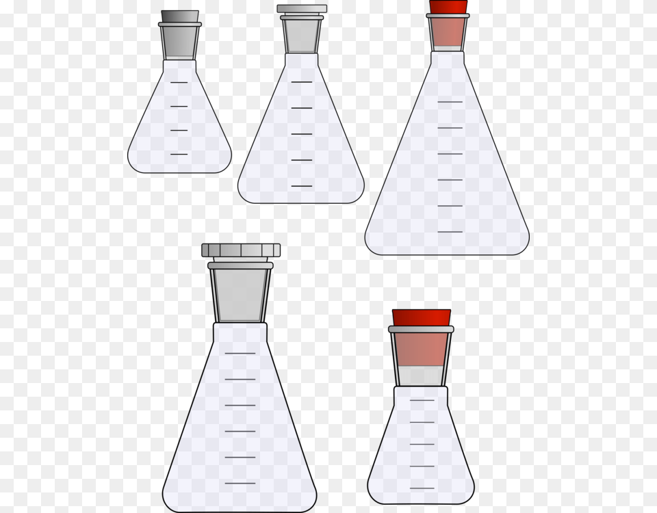 Laboratory Flasks Erlenmeyer Flask Beaker Glassware Clipart Experiment Flask, Jar, Cone, Glass, Gas Pump Png