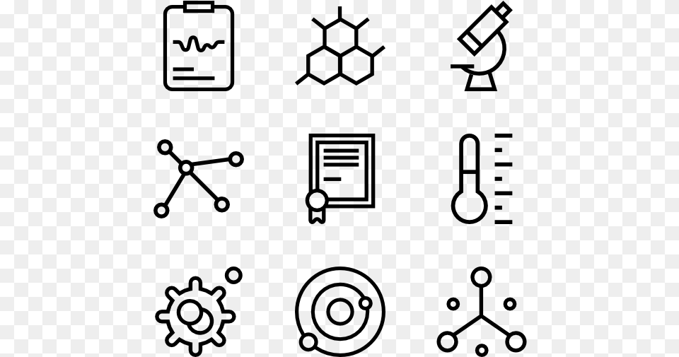 Laboratory Stuff Lineal Lab Icon Vector, Gray Free Png Download