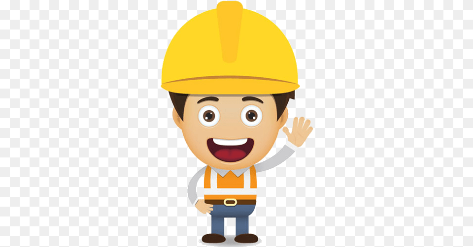 Laborer Construction Euclidean Transprent Construction Worker Cartoon, Clothing, Hardhat, Helmet, Baby Png