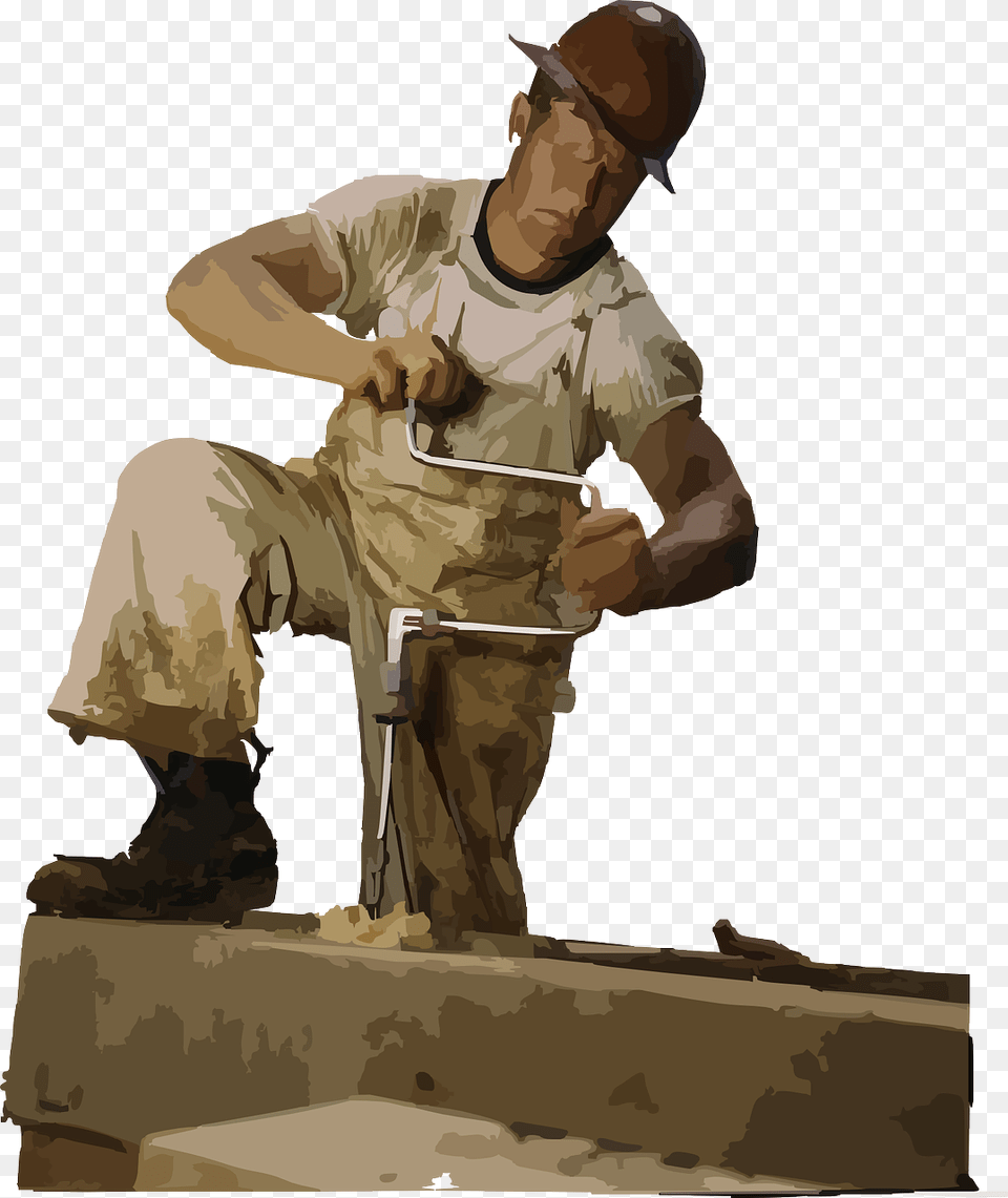 Labour Cliparts, Carpenter, Person, Adult, Male Free Transparent Png