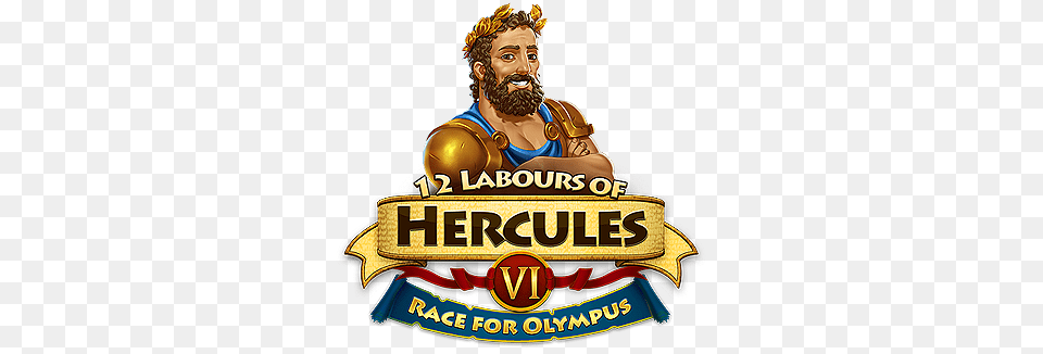 Labours Of Hercules Vi Race For Olympus, Logo, Man, Male, Adult Png Image