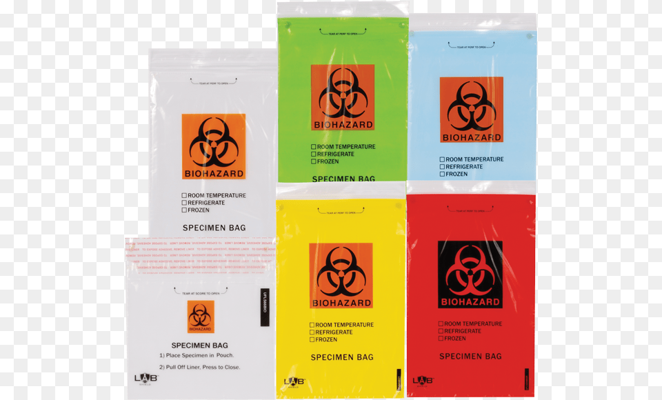 Labshield Adhesive Seal Biohazard Bags Seal Biohazard Bag, Advertisement, Poster Free Png