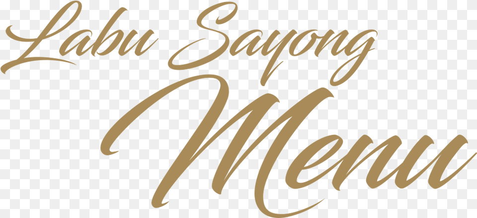 Labu Sayong Menu Calligraphy, Handwriting, Text Png