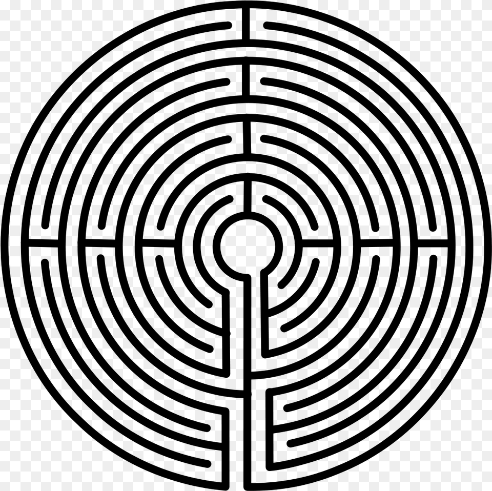 Labyrinth 1 Minotaur Labyrinth Maze, Gray Png Image