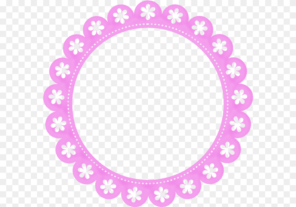 Lacarolita Just Beautiful Frame Rounding Circulos En Corazones Rosa, Oval, Purple, Pattern Png