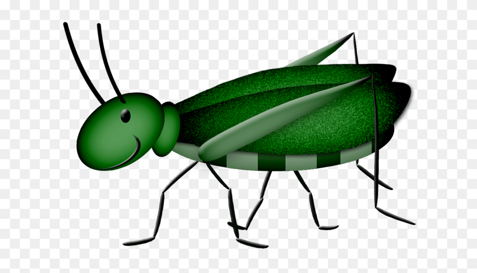 Lacarolita Spring Joy Cricket Bugs Clip Art, Green, Animal, Smoke Pipe Free Transparent Png