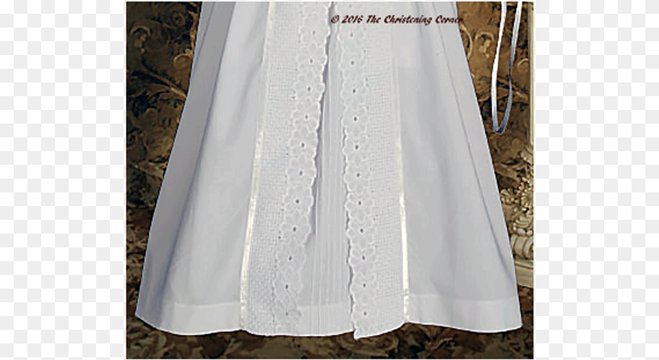 Lace Amp Pintuck Split Panel Christening Gown Tablecloth, Linen, Home Decor, Clothing, Skirt Png