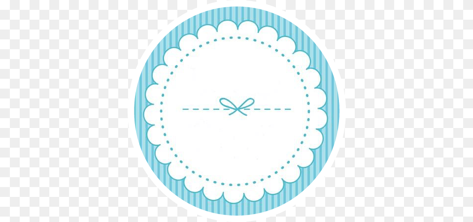 Lace Blue Deco Blank Circle Round Cute Decoration Scrap Personalizadas Etiquetas Redondas Bautizo, Birthday Cake, Cake, Cream, Dessert Png