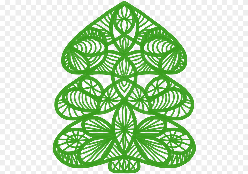 Lace Christmas, Green, Pattern, Leaf, Plant Free Transparent Png