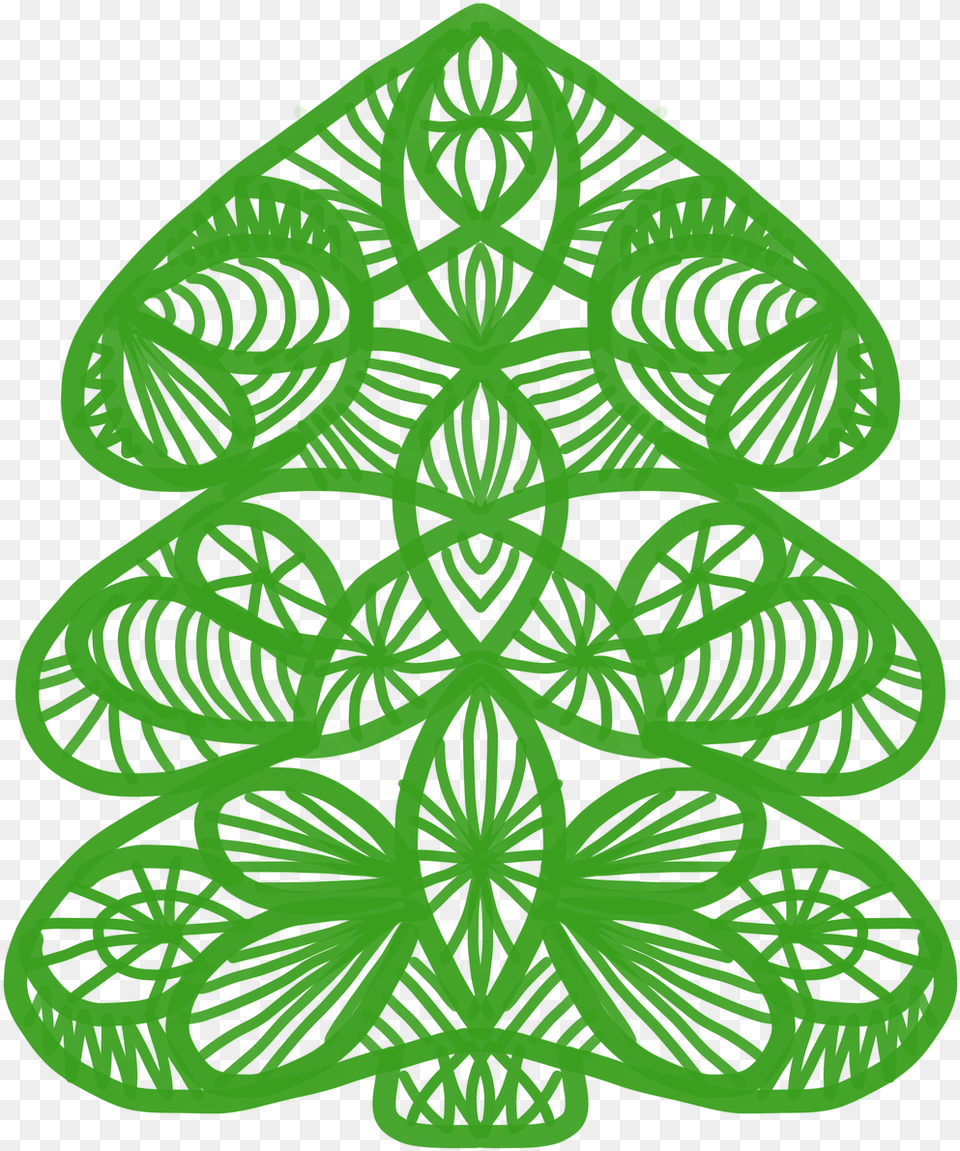 Lace Christmas Pattern, Leaf, Plant, Green Free Transparent Png