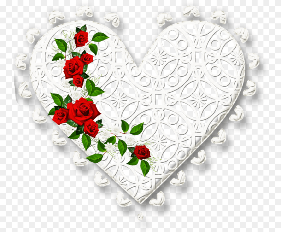 Lace Clipart Heart Lace Heart Background, Graphics, Art, Rose, Floral Design Png