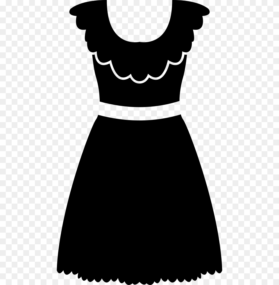 Lace Dress With White Belt Comments Icon, Person, Clothing, Stencil Free Png Download