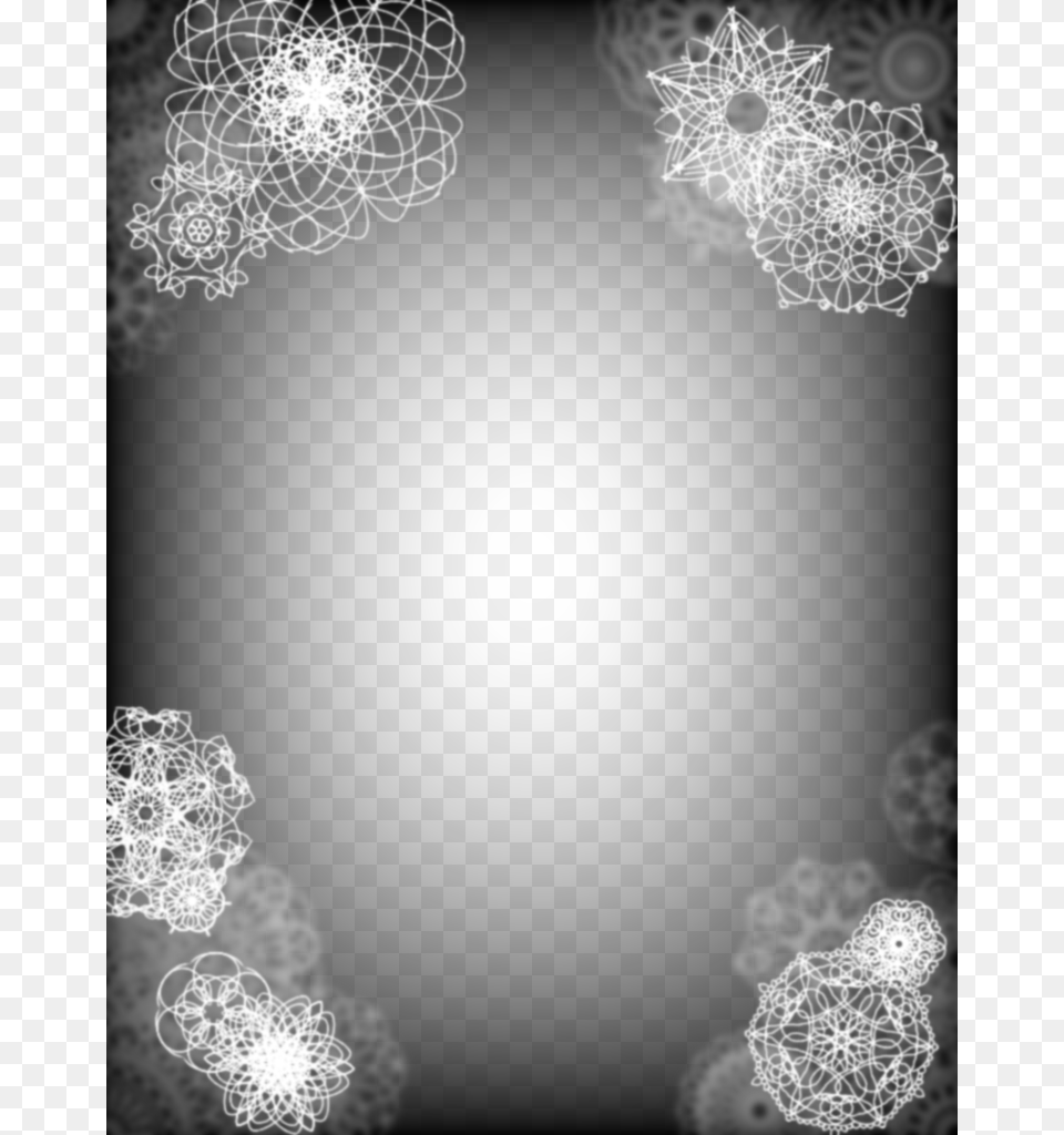 Lace Frame Monochrome, Accessories Png