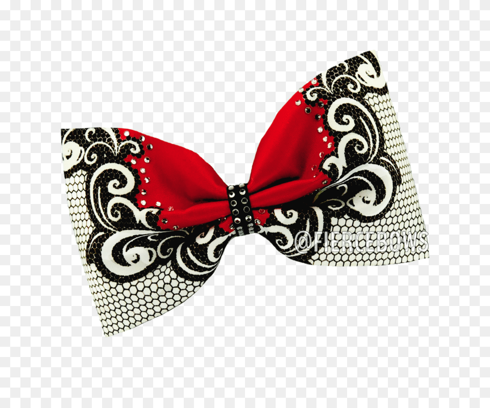 Lace It Up Tailless Rhinestone Bow Fierce Bows, Accessories, Formal Wear, Tie, Bow Tie Free Png