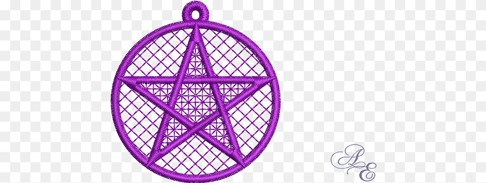 Lace Pentagram Pentagram Tattoo Hand, Pattern, Purple, Accessories, Symbol Png Image