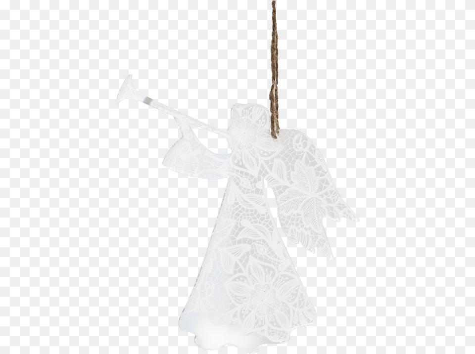 Lace Perspex Angel Christmas Stocking, Clothing, Dress, Adult, Bride Free Png Download