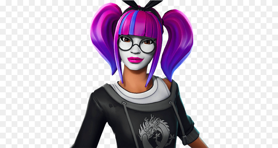 Lace Skin Lace Skin Fortnite, Adult, Purple, Publication, Person Free Png Download