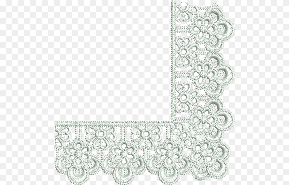 Lace Transparent Border Corner Free Png Download