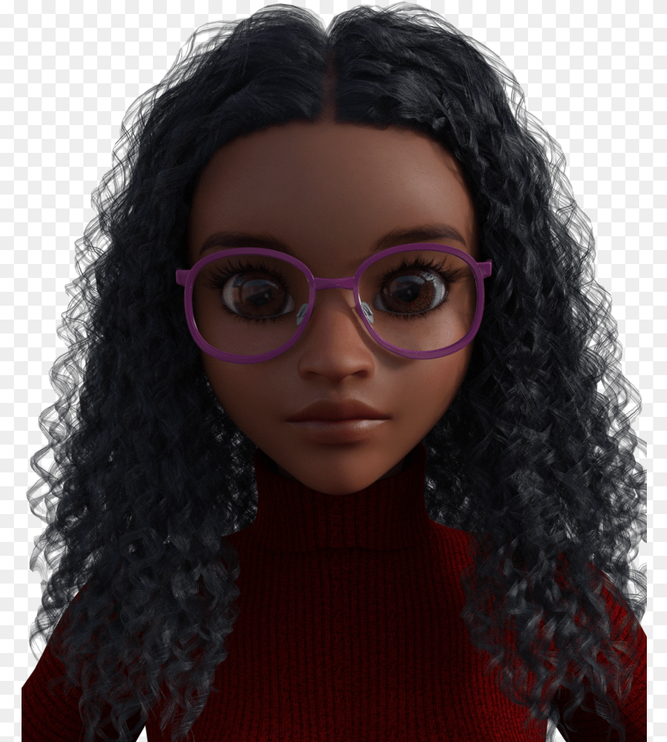 Lace Wig, Accessories, Person, Woman, Glasses Png Image