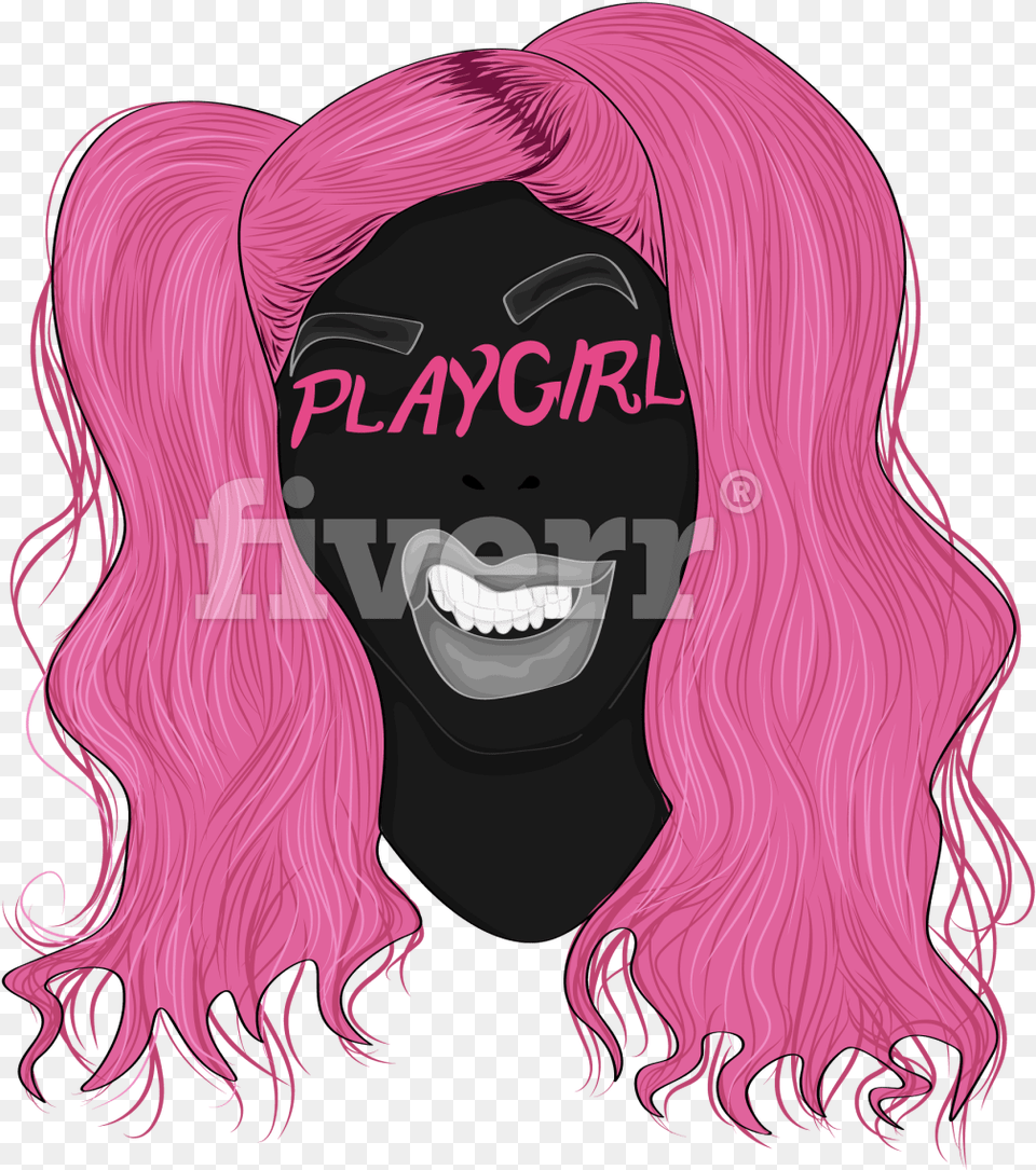 Lace Wig Illustration, Adult, Female, Person, Woman Free Png Download