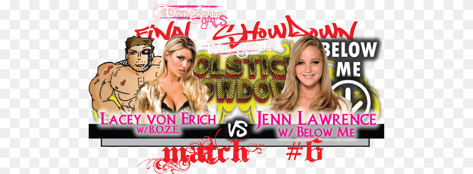 Lacey Von Erich Vs Thanksgiving, Adult, Poster, Person, Woman Png