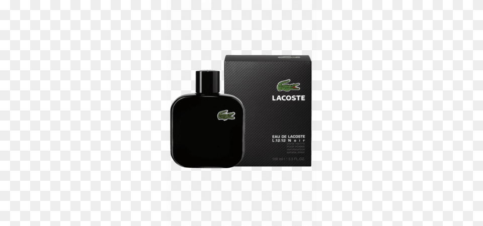 Lacoste Eau De L Lacoste L1212 Noir 100ml Eau De Toilette Spray, Bottle, Cosmetics, Perfume, Aftershave Png Image