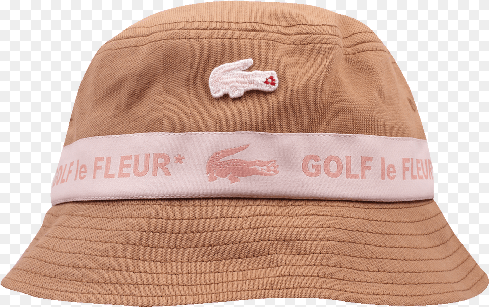 Lacoste Golf Le Fleur X Bucket Hat Pink Light Brown Caps Holypopstorecom Visor, Clothing, Sun Hat Free Transparent Png