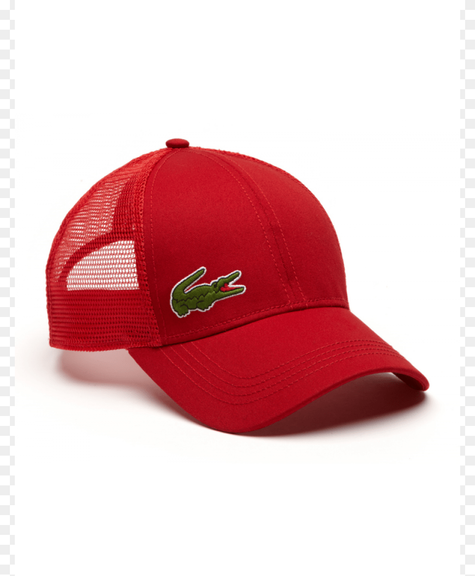 Lacoste Hat Trucker Cap Red Lacoste Trucker Hat, Baseball Cap, Clothing Free Transparent Png